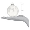Old World Christmas Hanging Mouth-Blown Glass Ornaments for Trees, Wonderland Balls, 3.5" (6 Count) - 2 of 2