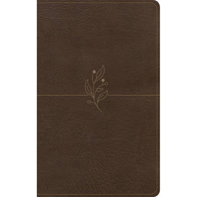 CSB Single-Column Personal Size Bible, Digital Study Edition, Brown Leathertouch - by  Csb Bibles by Holman (Leather Bound)