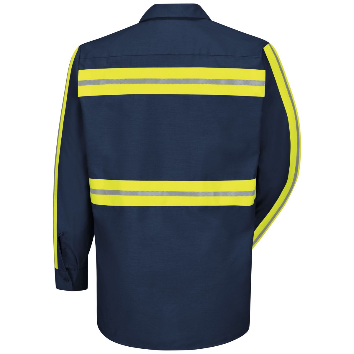 Red Kap Long Sleeve Enhanced Visibility IndustrialWork Shirt - thumbnail 6