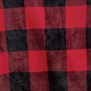 plaid red