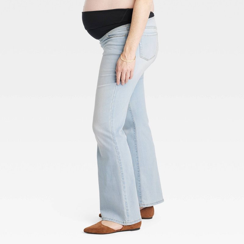 Over Belly Flare Maternity Pants - Isabel Maternity by Ingrid & Isabel™, 4 of 6