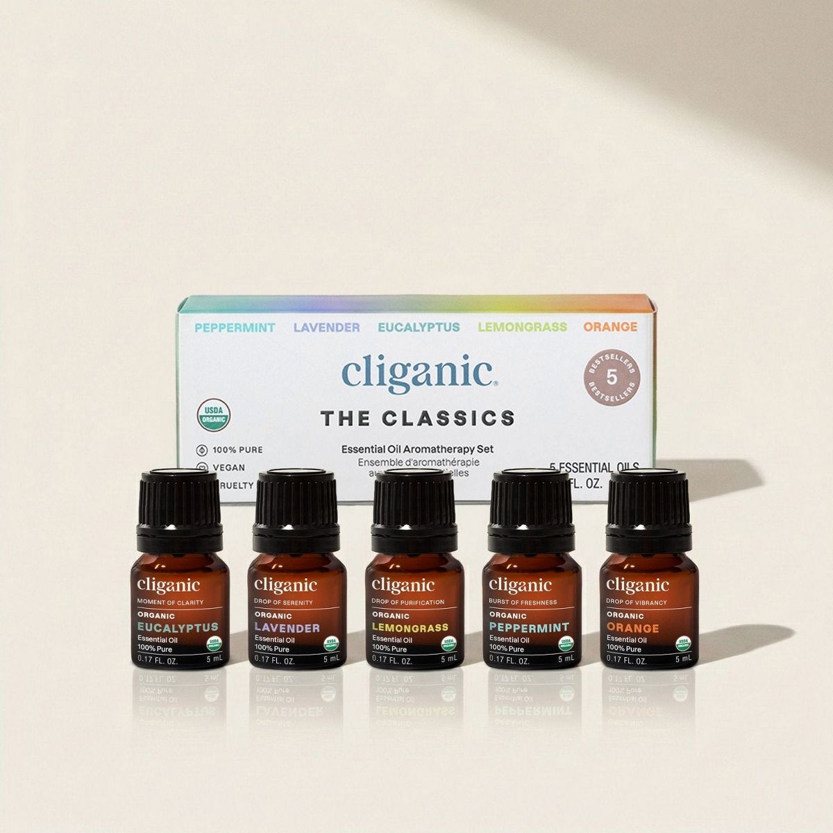 5-Piece Essential Oil Aromatherapy Set - thumbnail 2