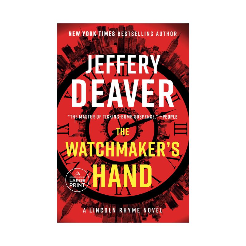 The Watchmaker's Hand - (Lincoln Rhyme Novel) Large Print by  Jeffery Deaver (Paperback), 1 of 2