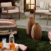 Rattan Solar Outdoor Patio Lantern - Hearth & Hand™ with Magnolia - 3 of 4