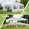 1pc Outdoor Event Tent with Iron Frame and  Removable Sidewalls No Furniture Included - Coolbibila - 3 of 4