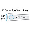 Avery Durable 1" 3-Ring Non-View Binder Black (27250) 326886 - 2 of 4