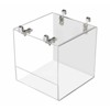 Transparent acrylic hook bird bathtub, thickened hanging bathtub bird supplies parrot large parrot shower cage accessories - 4 of 4
