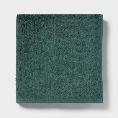 Everyday Bath Sheet Dark Green - Room Essentials™