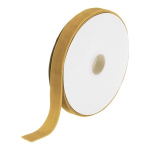 Unique Bargains Soft Single Face Spool Silky Velvet Ribbon for Bouquets DIY Crafts - 1 of 3