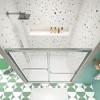 Sliding Bypass Shower Door with 1/4"?Tempered Glass - 2 of 4