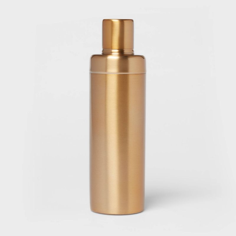 Metal Cocktail Shaker Gold - Threshold&#8482;, 1 of 5