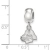 Black Bow Jewelry Sterling Silver East Carolina Pirates NCAA Bead Charm - 3 of 4