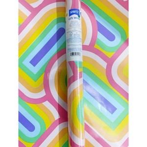 Gift Roll Wrap Girl Rainbow - Spritz™ - 1 of 1