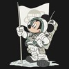 Girl's Disney Mickey Mouse Astronaut T-Shirt - 2 of 4