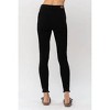 Women's Tummy Control Shark Bite Hem Skinny Jean - Judy Blue - 3 of 4