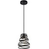 Elegant Lighting Sybil Collection Pendant D7.5 H9.2 Lt:1 Matte Black Finish - 2 of 4
