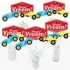 Big Dot of Happiness Let's Go Racing - Racecar - Race Car Birthday Party or Baby Shower Centerpiece Sticks - Table Toppers - Set of 15 - 2 of 4