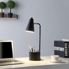 Vynxaria 19.5" White Metal Student Task Desk Lamp with Organizer - 4 of 4
