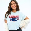 Simply Sage Market S.W.Smiley American Girl Patriotic Garment Dyed Tee - 2 of 4