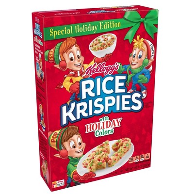 Rice Krispies Holiday Colors Breakfast Cereal – 10.3oz – Target ...