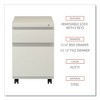 Alera File Pedestal with Full-Length Pull, Left or Right, 2-Drawers: Box/File, Legal/Letter, Putty, 14.96" x 19.29" x 21.65" - 3 of 4