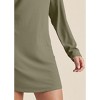 VENUS Womens Ribbed T-Shirt Dress - 3 of 4