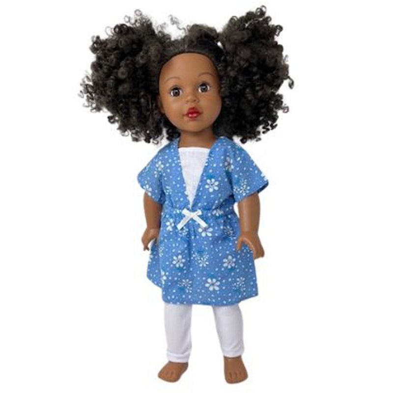 Doll Clothes Superstore Dress With Leggings Fits 18 Inch Girl Dolls Like American Girl Our Generation My Life Dolls, 3 of 5