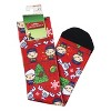 National Lampoon Christmas Vacation Socks Chibi Griswold Character Sublimated MId-Calf Crew Socks Red - 3 of 3
