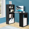 Costway Computer Desk Writing  Workstation Office w/6-Tier Storage Shelves White\Black - image 4 of 4