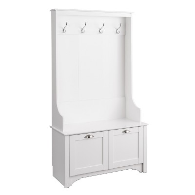 Wide Hall Tree with Shaker Doors -  Prepac