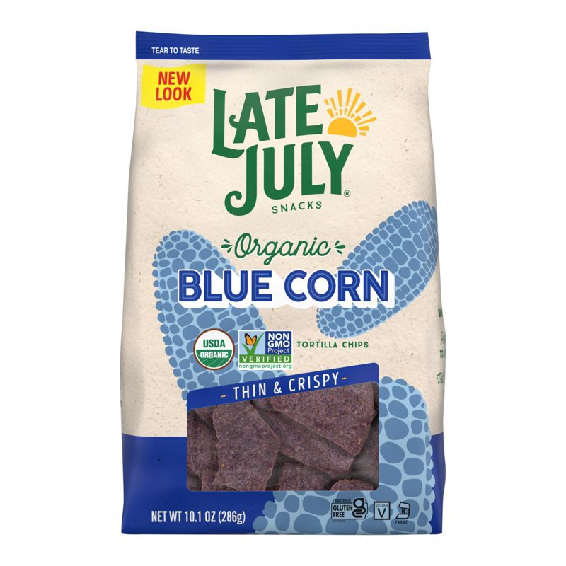 Late July Snacks Blue Corn Tortilla Chips - Case of 9/10.1 oz, 2 of 7
