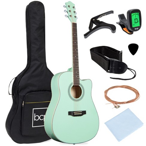 Best Choice Products 41in Full Size Beginner Acoustic Guitar Set