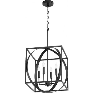 Quorum Lighting 4 - Light Pendant in  Noir - 1 of 1