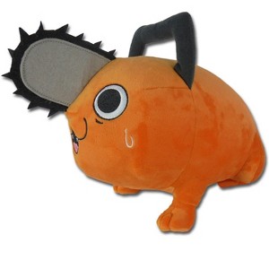 Great Eastern Entertainment Chainsaw Man - Pochita Shock Sitting Plush 8"H - 1 of 3