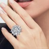 Pompeii3 Certified 5Ct Hexagon Diamond High Jewelry Ring 14k Gold or Platinum Lab Created - 3 of 4
