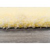 3pc Shaggy Nylon Washable Bathroom Rug Set Yellow - Garland Rug: Includes Lid & Contour Cover, Non-Skid, Tufted - 4 of 4
