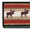 Earth Rugs V-19 Moose Square Jute Trivet 10"x10" Rustic Table Protector - 3 of 3