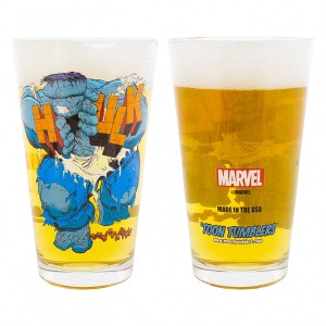 Adult Grey Hulk Strength Pint Glass - 1 of 3