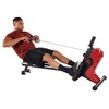 Stamina Products Magnetic Home Indoor Compact Rowing Machine Rower with Built In Wheels, LCD Monitor, Bottle Holder, and Smart Workout App, Black/Red - 3 of 4