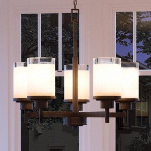 Urban Ambiance Luxury Contemporary Chandelier,  19.75"H x 20"W,  Olde Bronze Finish, UHP2018 - 1 of 4