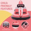 Toddler Bumper Car, 360° Rotation 6V Kids Electric Ride On Bumper Car with EVA Bumper Edges, 2-Speeds, Songs & Horn, LED Lights, Safety Belt - 4 of 4