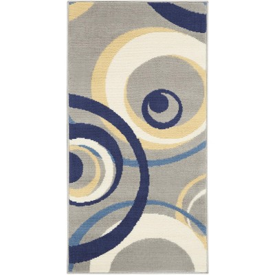 Nourison Grafix Retro Contemporary Geometric Indoor Rug