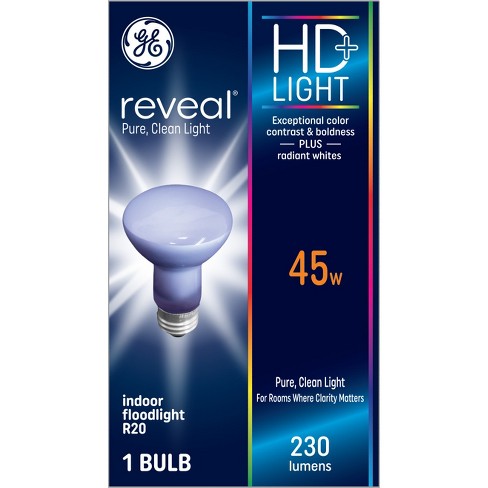 Ge reveal store 40w incandescent