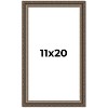 PosterPalooza | Sculpted Silver Picture Frame - UV Acrylic, Foam Board Backing, Hanging Hardware - 2 of 4