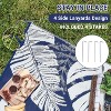 Waterproof Outdoor Reversible Rug, Boho Leaves Plastic Straw Mat for Patio, RV, Deck, or Beach - 4 of 4