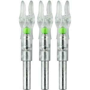 Nockturnal Green Lighted GT-Nock 3-Pack - 1 of 2