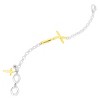 Silpada 'In Good Faith' Organic Cross Bracelet in Sterling Silver, 7.5" - 4 of 4