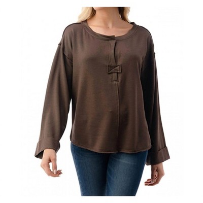 Women's How I Love This Henley Top - ariella