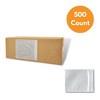 PSBM 500 9.5" x 12" Clear Packing List Envelopes Shipping Document Label Pouches - 4 of 4