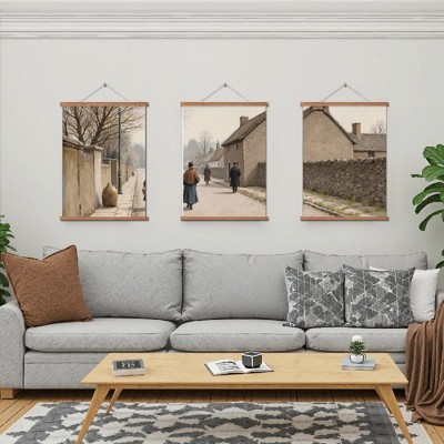 Floral Canvas Wall Art with Strong Artistic and Visual Aesthetics,3 - Pieces